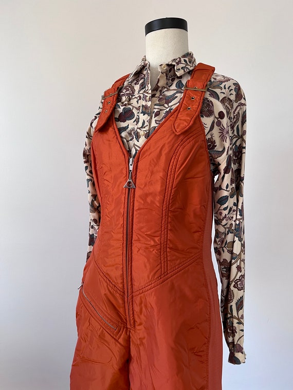 Burnt orange 70s ski suit - image 2