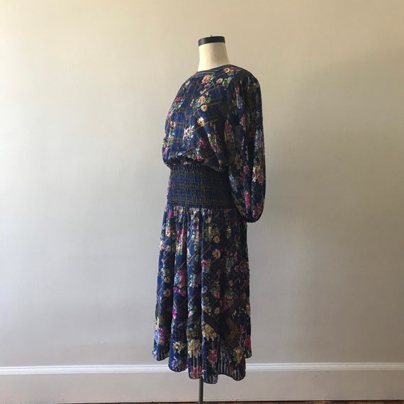 Diane Freis beaded midi dress