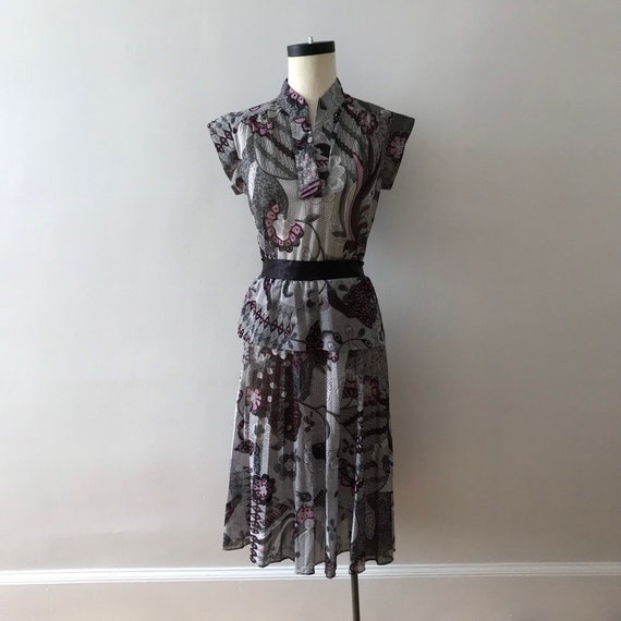 NEW LADIES LAURA ASHLEY DARK CHERRY BLOSSOM FLORAL MIDI PENCIL SKIRT 10-16