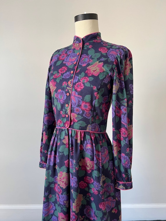 Lanz floral print shirtwaist dress