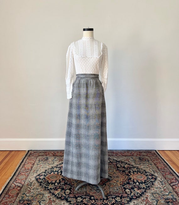 Pendleton plaid maxi skirt - image 3