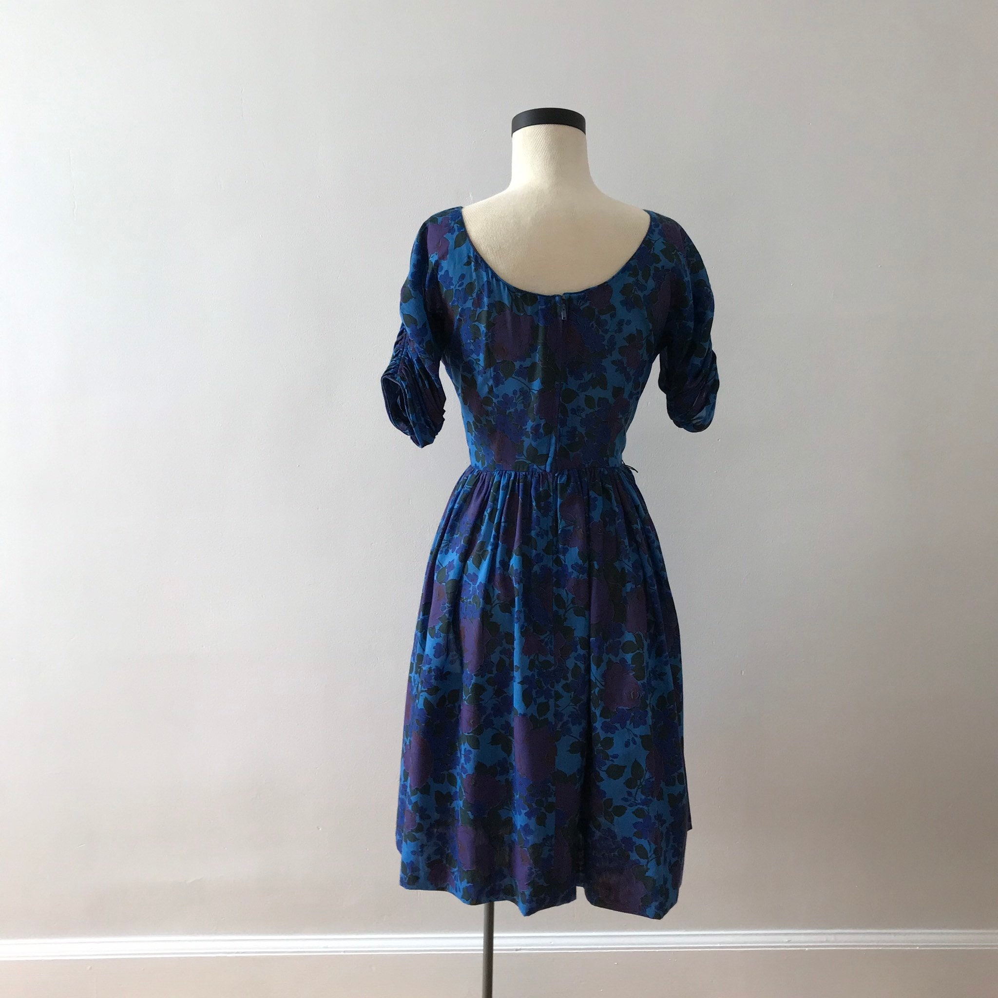 slim fit dress slacks 1950s Fern Embroidered Party Dress main image 0
