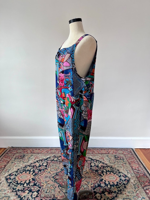 Cotton patchwork overalls - image 8