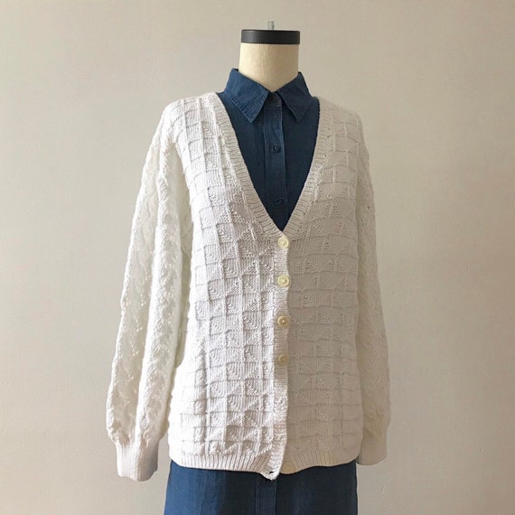 Berek Hand knit poet sleeve cotton sweater