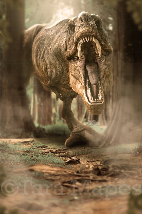 Dinosaur Digital Backdrop T-rex Dinosaur Digital Background - Etsy