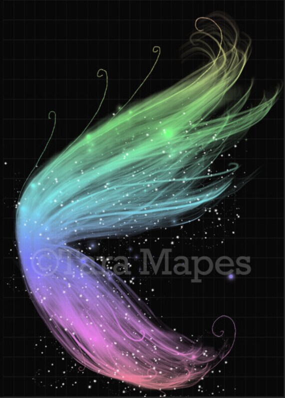 Rainbow Wings Glitter Sparkly Fairy Wing Fairy Wing Overlay Etsy