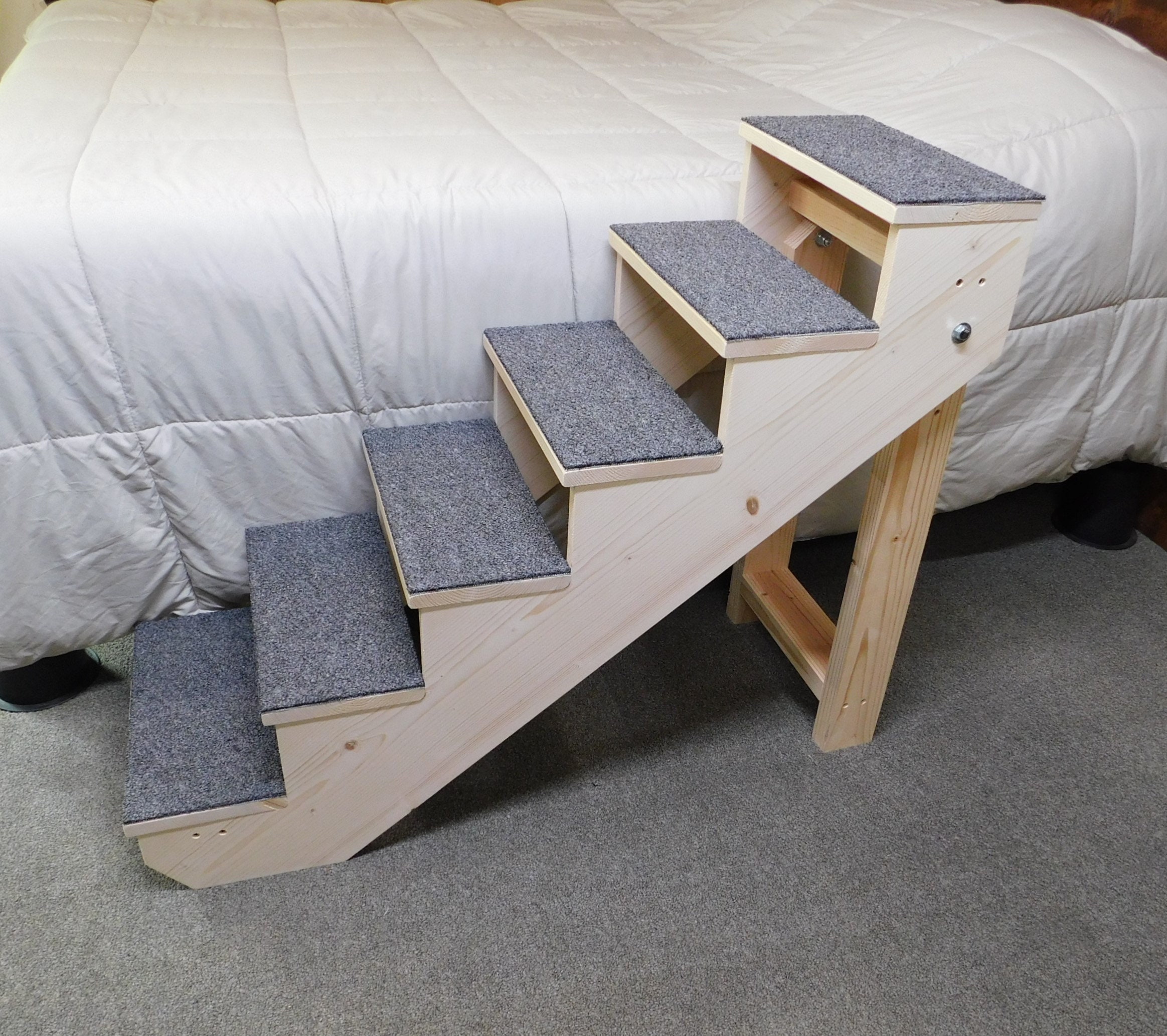 Pet Stairs 32 Tall X 12 to 16 Wide Wooden Etsy
