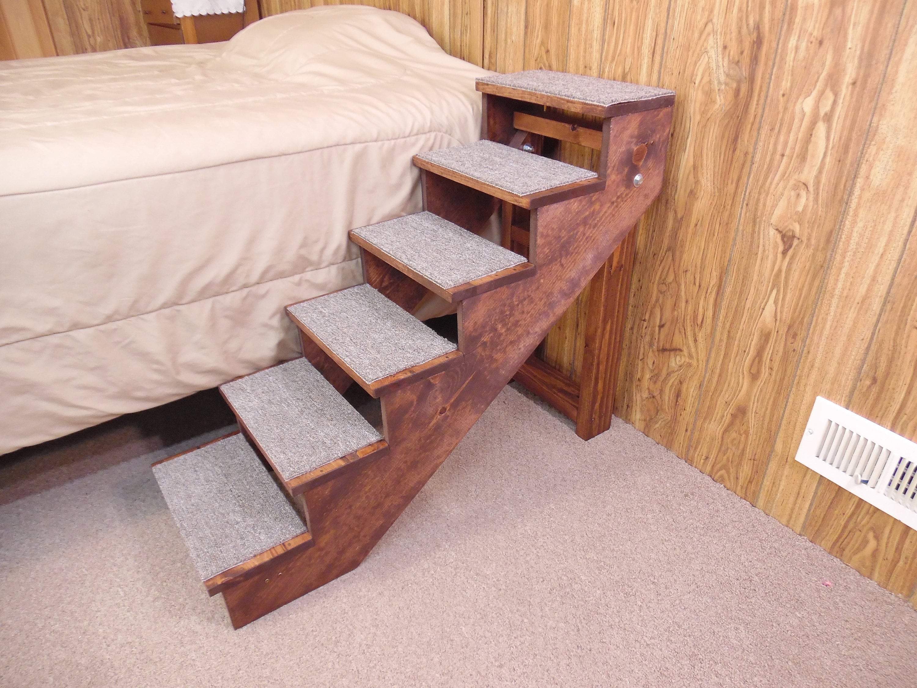 steps for tall bed