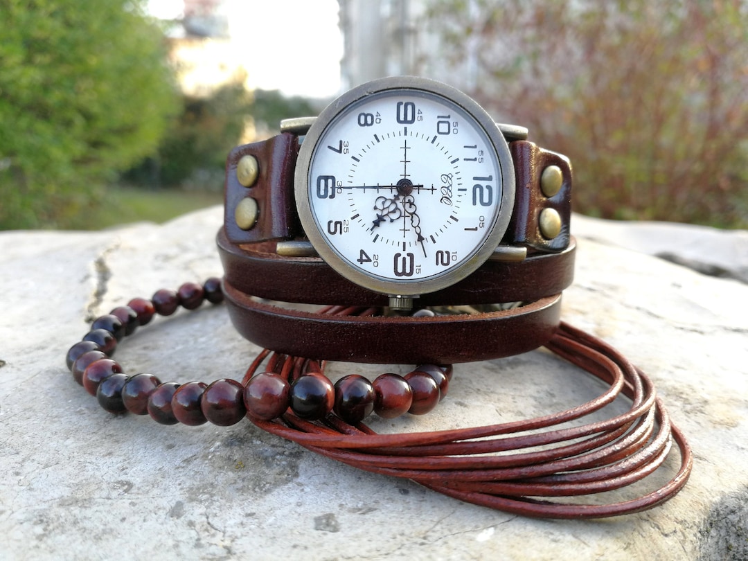 Wickelarmband Wickeluhr Damen Pandora Wickelarmbanduhr Damenuhr - Main Image