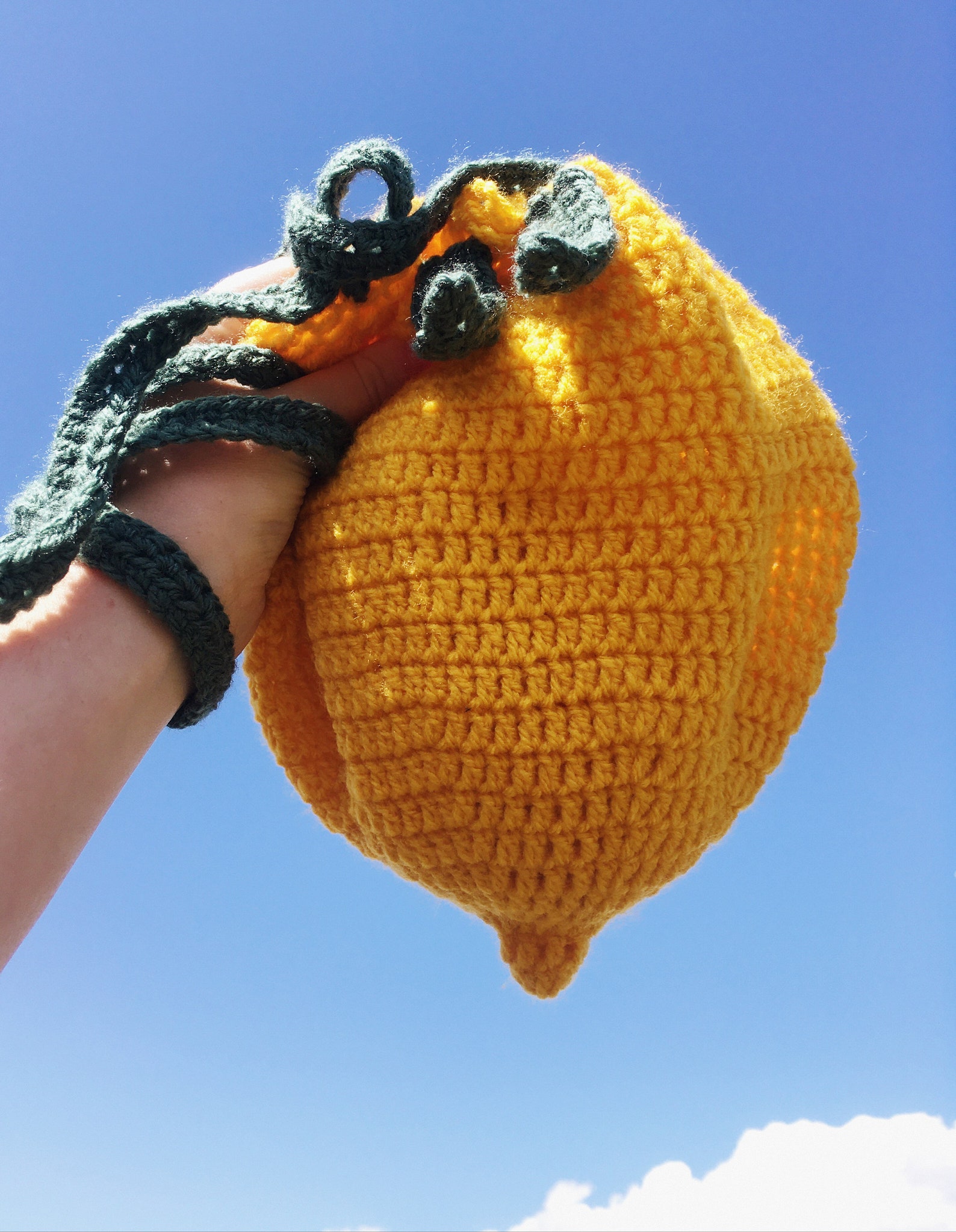 PDF ONLY Crochet Pattern Lemon Bag Etsy