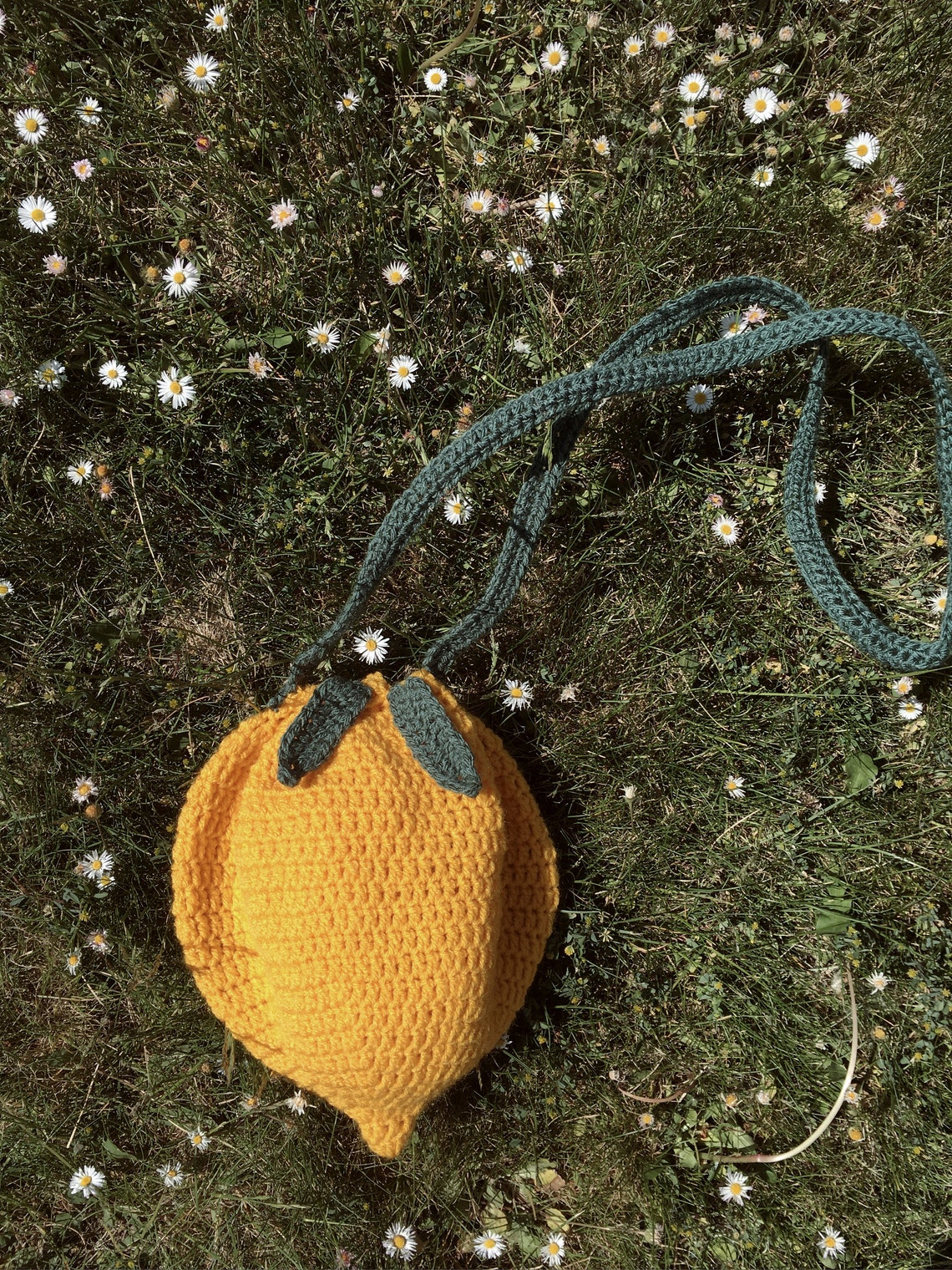PDF ONLY Crochet Pattern Lemon Bag Etsy