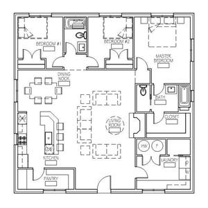 The Hideaway Cottage (40'x40')