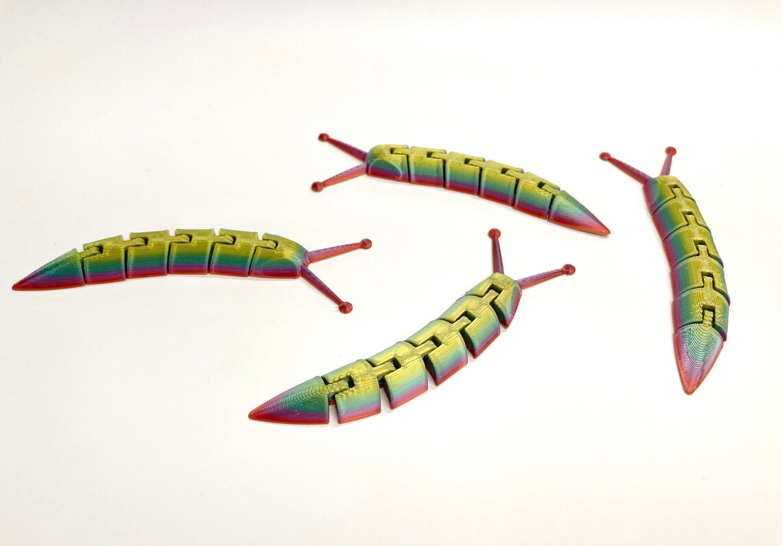 articulated slug fidget