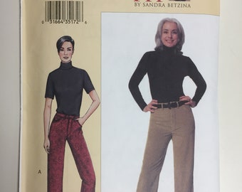 Classic Fit Todays Fit Pants sewing pattern 7608 Slacks Vogue