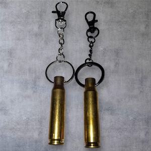 308 WIN Bullet Keychain (Silver OR Black)