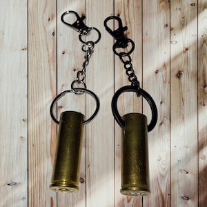 454 Casull Bullet Keychain (Silver OR Black)