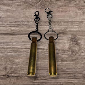 30-06 Bullet Keychain (Silver OR Black)