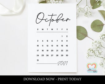 Music Save The Date Etsy october 2021 calendar save the date