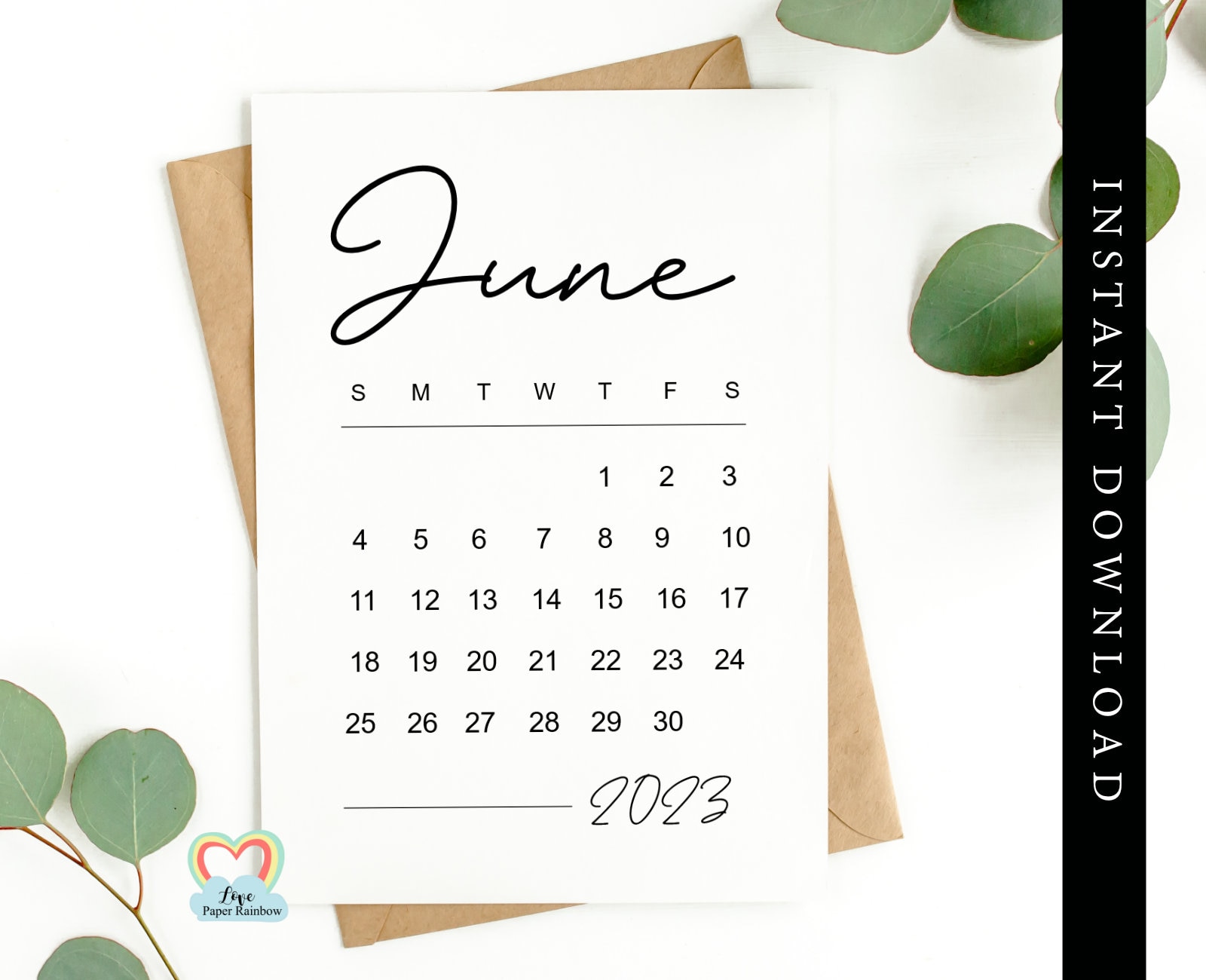 June 2023 Calendar Printable Baby Due Date June 2023 Etsy UK