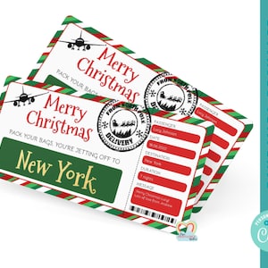 printable six flags surprise gift ticket boarding pass trip etsy