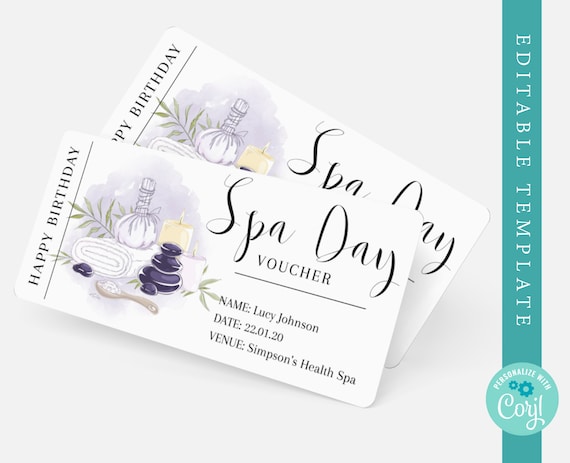 spa trip voucher