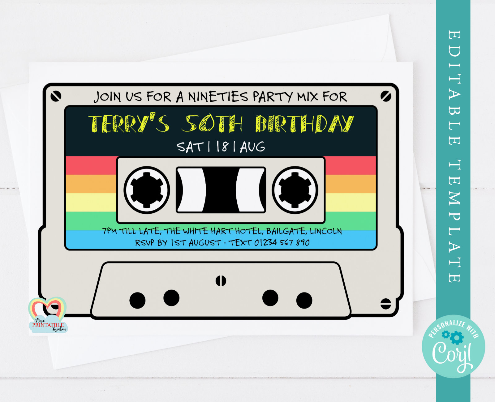 Invitation Cassette - Etsy