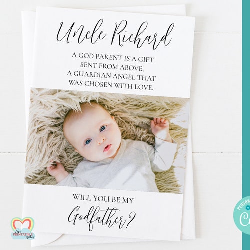 Printable Will You Be My Godfather Card Personalized God Etsy Printable Will You Be My Godfather Card Personalized God Etsy
