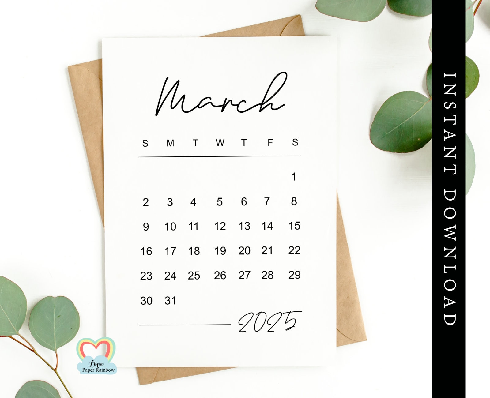 March 2025 Movie Calendar