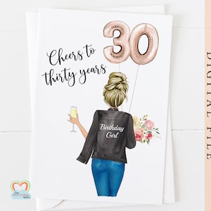 30 Geburtstagskarte mit 30 Geburtstagskarte zum 30. Geburtstag Geburtstagsgeschenk 30 Geburtstagskarte zum 30. Geburtstag Geburtstagsgeschenk 30 Geburtstag Geschenk beste Freundin
