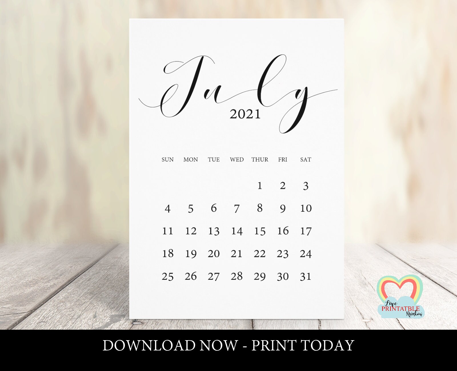 July 21 Calendar Printable Baby Due Date July 21 Etsy July 21 Calendar Printable Baby Due Date July 21 Etsy