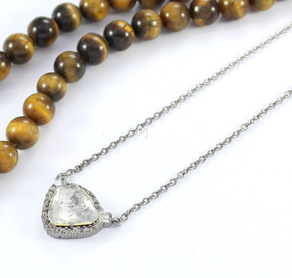 Big Polki Diamond Necklace Large Big 