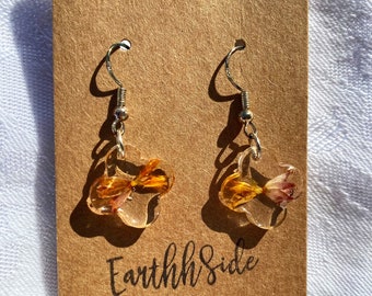 Butterfly Weed Earrings - Michigan Wildflower Earrings