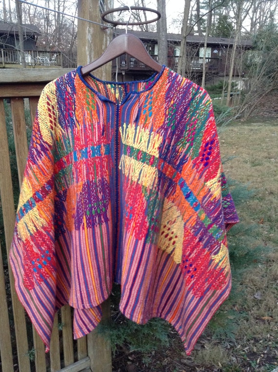 Handmade Embroidered Poncho