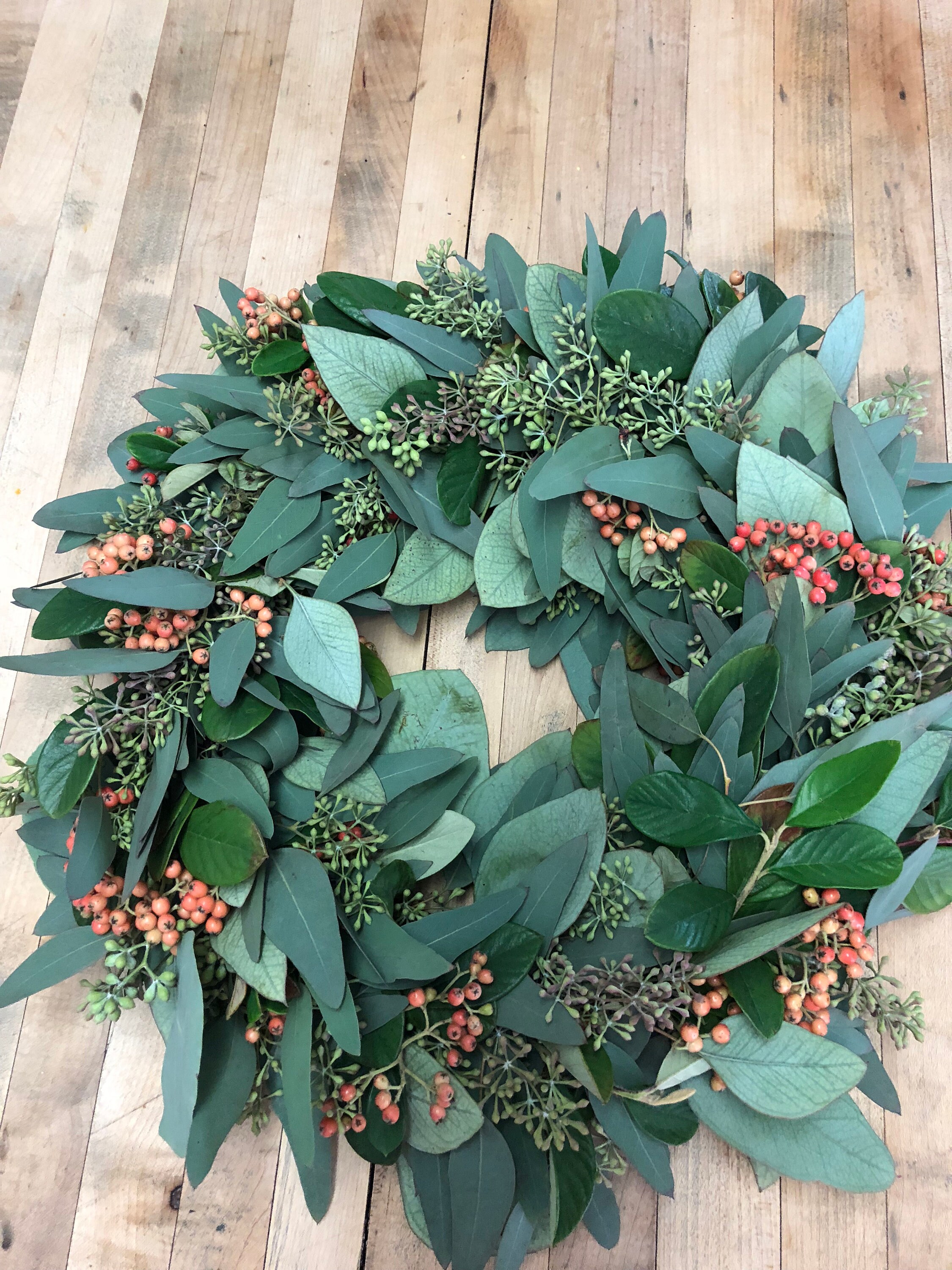 Eucalyptus wreath Fresh Wreath Fresh eucalytpus wreaths Etsy