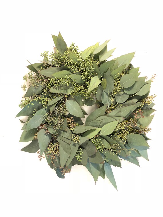 Candle Ring Fresh Eucalyptus Candle ring Fresh Seeded Etsy