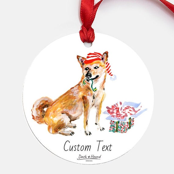 Shiba Inu Ornament Christmas Ornament Dog Lover Gift