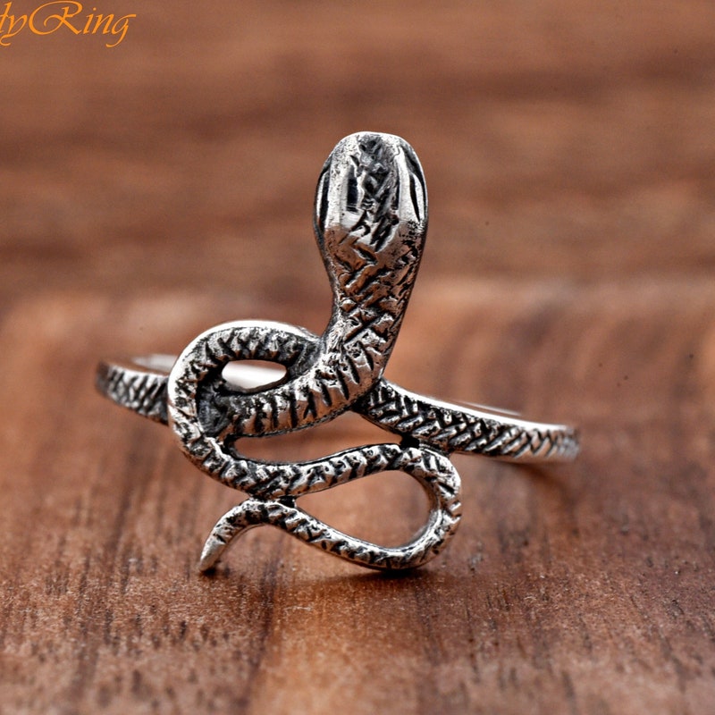 Snake Ring Silver - Etsy