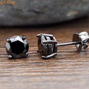 Ethereal Glow Opal Stud Earrings - 925 Sterling Silver  925 STERLING SILVER ONYX, OPAL & CZ EARRINGS main image 1