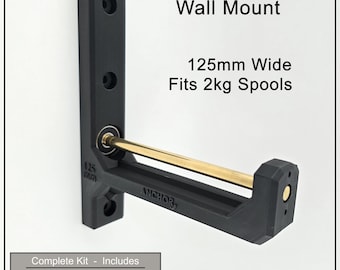 3D Printer Filament Spool Roll Wall Mount Hanger 125mm Spool Width for 2kg Spools