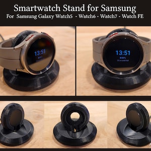 Samsung Galaxy Watch5 - Watch6 - Watch7 - Watch FE - Smartwatch Charging Stand - For Genuine Samsung Charger