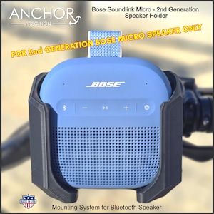 BOSE Soundlink Micro 2nd Generation | Friction Fit | Bluetooth Speaker Mounting System