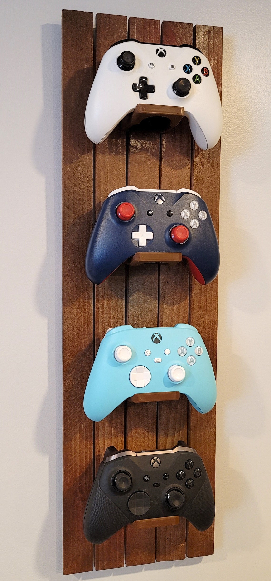 Rustic Video Game Controller Display Holder Organizer Etsy