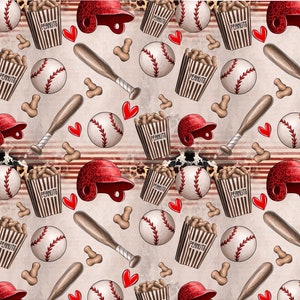 Baseballschläger gemustertes Vinyl