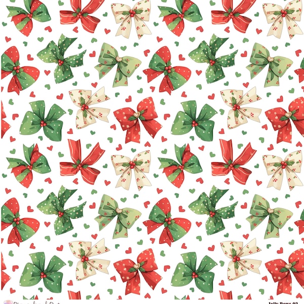 Jolly Bows 03 vinyl met patroon
