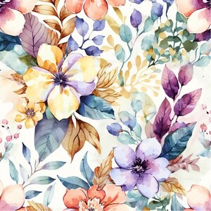 Watercolor pastels patterned vinyl