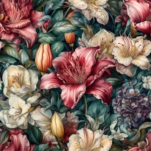 Belle feuille de vinyle à motifs floral 13