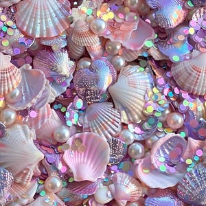 Shells Patterned vinyl sheet