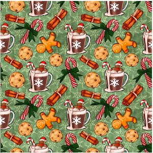 Christmas cookies 2 patterned vinyl