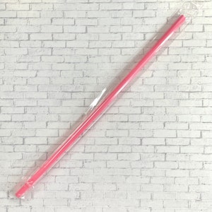 30cm wiederverwendbarer pinker Strohhalm