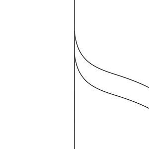 file di taglio SVG per involucro di tumbler Hogg dritto con divisione a onda 30